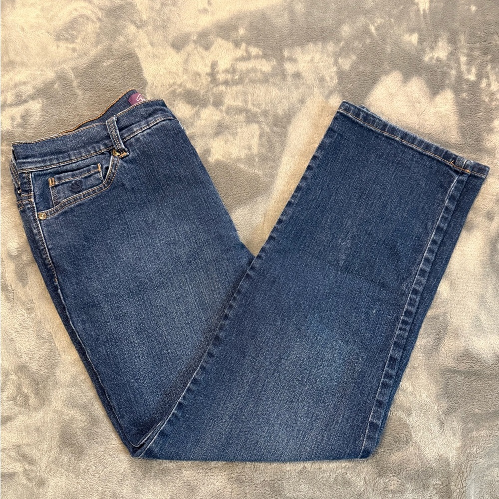 Gloria Vanderbilt Dark Blue Straight Leg Jeans